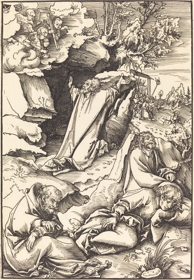 オリーブ山のキリスト 作： Lucas Cranach the Elder