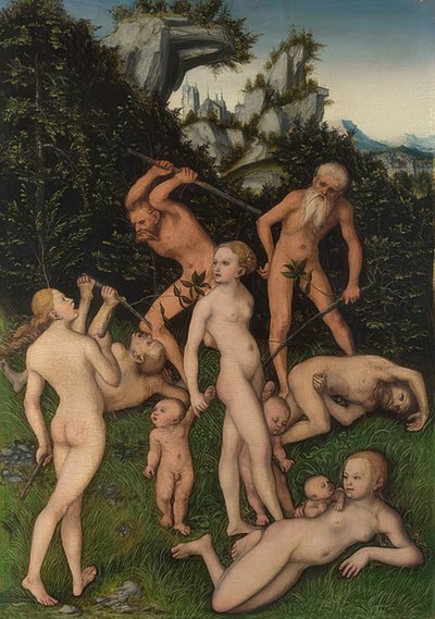 銀河時代の終わり（？） 1530年頃 作： Lucas Cranach the Elder