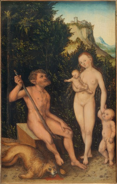自然人の家族 作： Lucas Cranach the Elder