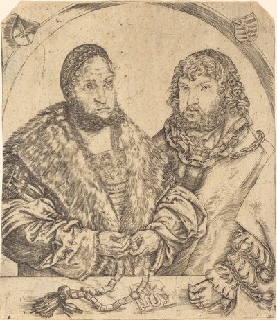 賢者フリードリヒとザクセンのヨハネス・コンスタント 作： Lucas Cranach the Elder