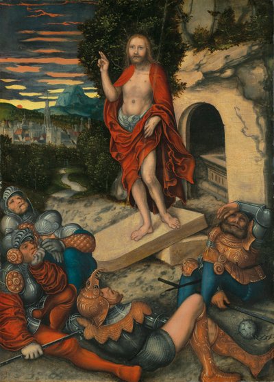ドイツ語：Auferstehung Christi キリストの復活 作： ルーカス・クラナッハ・ザ・エルダー