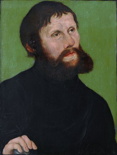 ドイツ語：ユンカー・イェルクとしてのルターの肖像 ユンカー・イェルク」としてのマルティン・ルター 作： Lucas Cranach the Elder
