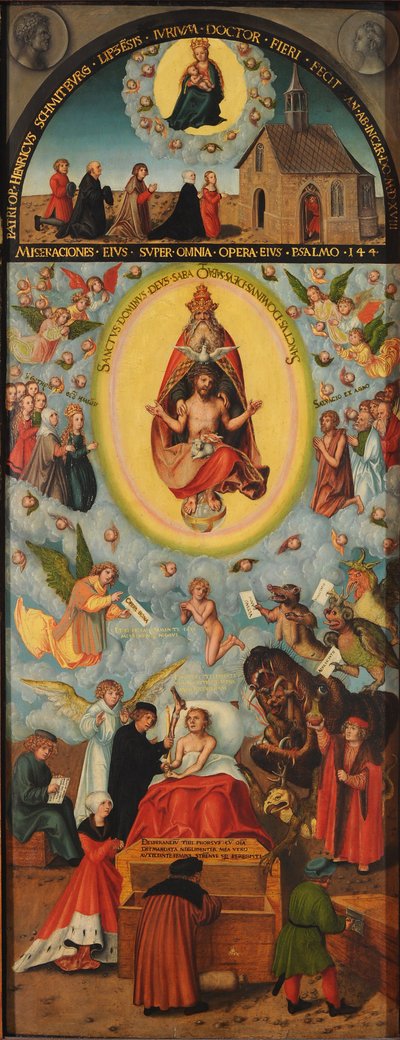 ドイツ語：Der Sterbende 死にゆく男 作： Lucas Cranach the Elder