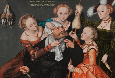 オムファレとヘラクレス 作： Lucas Cranach the Elder