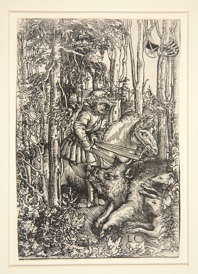 イノシシを殺すハンター 作： Lucas Cranach the Elder
