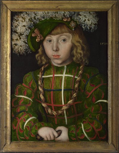 ジョンフレデリック1世、ザクセン選挙人1503-1554、1509 作： Lucas Cranach the Elder