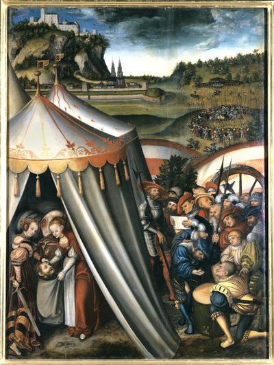 ホロフェルネスのテントのジュディス、1531年 作： Lucas Cranach the Elder