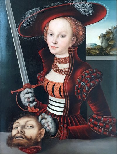 ホロフェルネスの首を持つユディト 作： Lucas Cranach the Elder