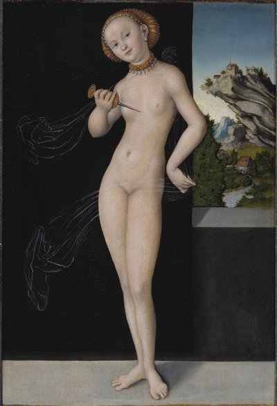 ルクレティア、1528年 作： Lucas Cranach the Elder