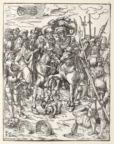 聖マタイの殉教。 作： Lucas Cranach the Elder