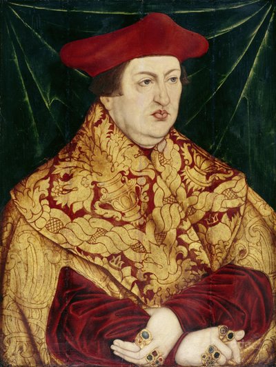ブランデンブルク枢機卿アルブレヒトの肖像 作： Lucas Cranach the Elder