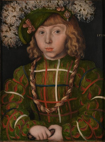 壮大なジョン・フレデリック1世の肖像 作： Lucas Cranach the Elder
