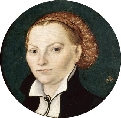カタリーナ・フォン・ボラの肖像 作： Lucas Cranach the Elder