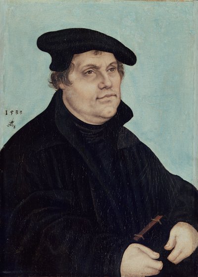 マルティン・ルターの肖像 作： Lucas Cranach the Elder