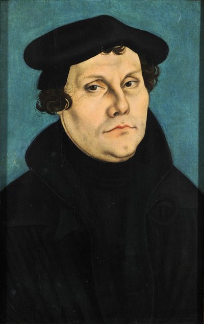 マルティン・ルターの肖像 作： Lucas Cranach the Elder