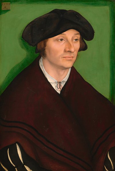 ある男の肖像」1522年 作： Lucas Cranach the Elder
