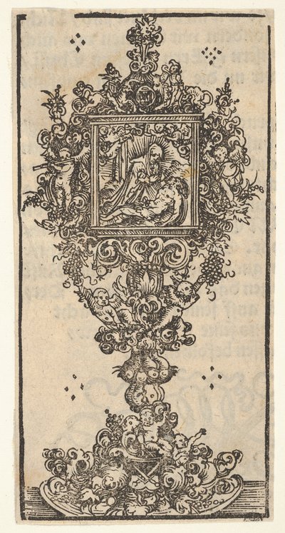 ヴィッテンベルク遺跡の大規模なシリーズからのピエタの遺跡、1509年。 作： Lucas Cranach the Elder