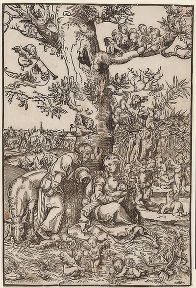 休憩 作： Lucas Cranach the Elder