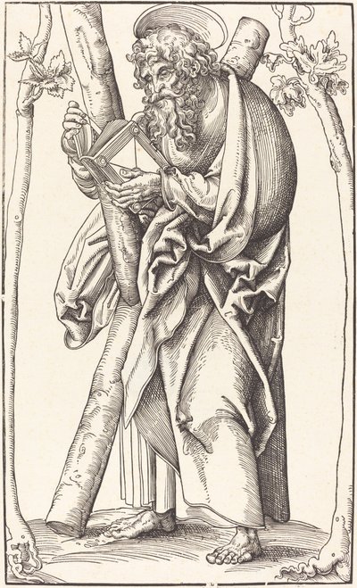 聖アンドリュー 作： Lucas Cranach the Elder