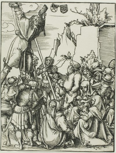 聖アンデレ、『使徒の殉教』より 作： Lucas Cranach the Elder