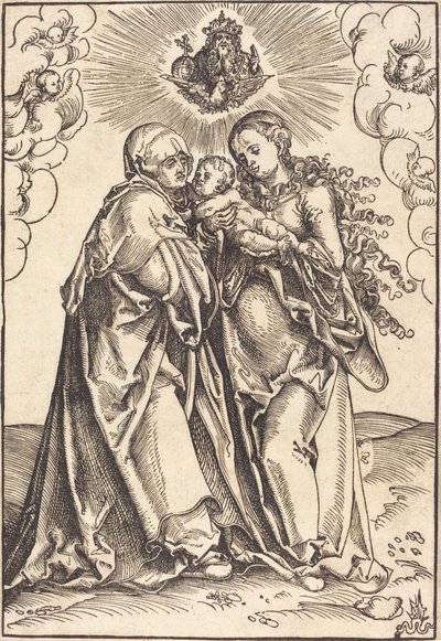 聖アンナと子供を抱く聖母 作： Lucas Cranach the Elder