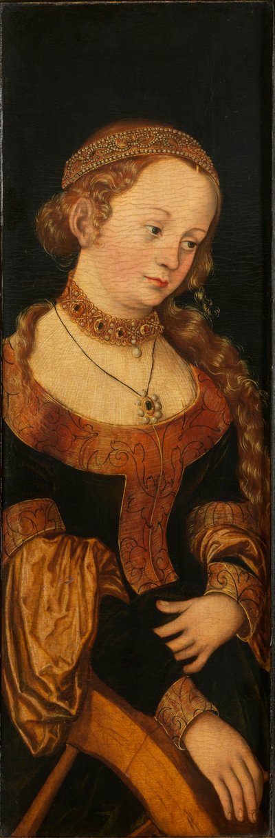 聖カタリナ、16 世紀初頭.. 作： Lucas Cranach the Elder