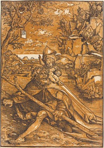 聖クリストファー 作： Lucas Cranach the Elder