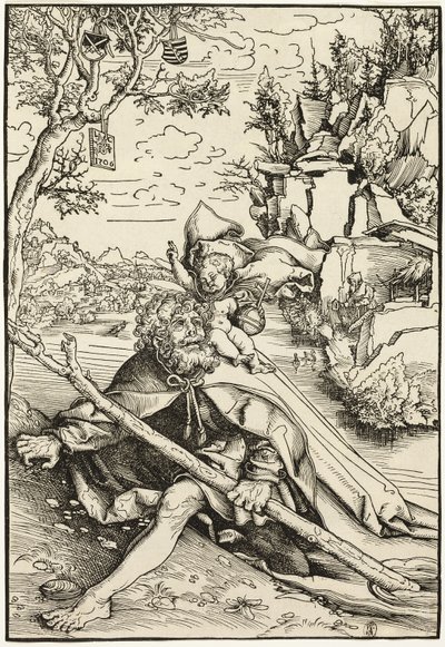 聖クリストファー 作： Lucas Cranach the Elder