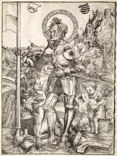 セントジョージスタンディング、1506年。 作： Lucas Cranach the Elder