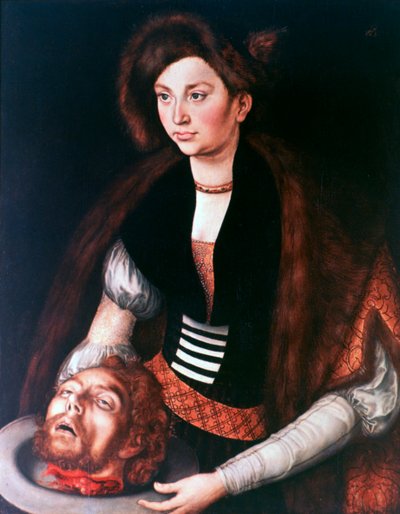 サロメ、c1504-1553 作： Lucas Cranach the Elder
