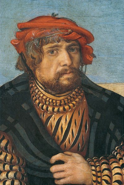 聖家族の自画像c。 1510 作： Lucas Cranach the Elder
