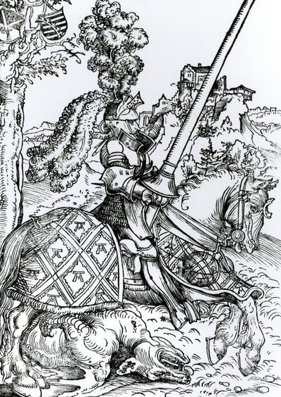 セントジョージオンホースバック、1507 作： Lucas Cranach the Elder