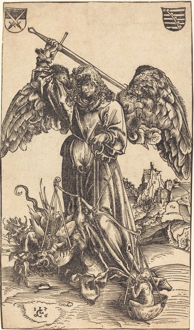 魂を量る大天使ミカエル 作： Lucas Cranach the Elder