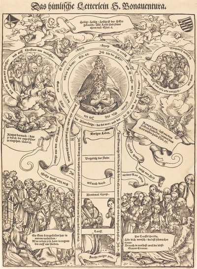 聖ボナヴェンチュラの天のはしご 作： Lucas Cranach the Elder