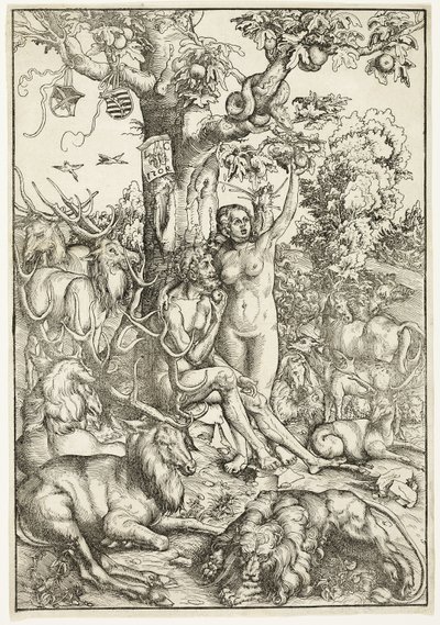 人間の堕落 作： Lucas Cranach the Elder