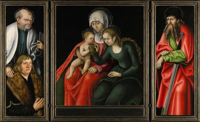 フェイリッヒの祭壇画 作： ルーカス・クラナッハ・ザ・エルダー