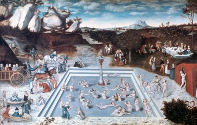 青春の泉、1546 作： Lucas Cranach the Elder