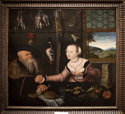 病気のカップル 作： Lucas Cranach the Elder