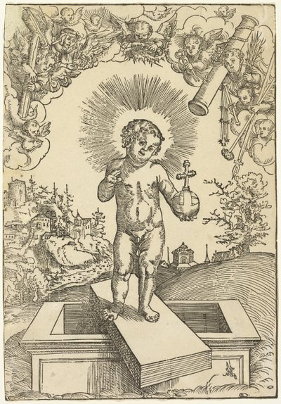 贖い主としての幼子キリスト 作： Lucas Cranach the Elder