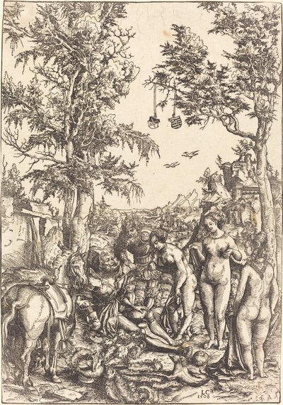 パリの審判 作： Lucas Cranach the Elder