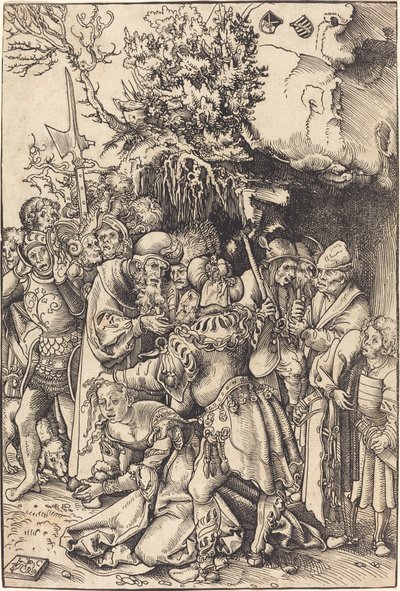 聖バルバラの殉教 作： Lucas Cranach the Elder