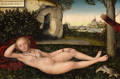 春のニンフ 作： Lucas Cranach the Elder