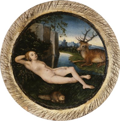 春のニンフ 作： Lucas Cranach the Elder