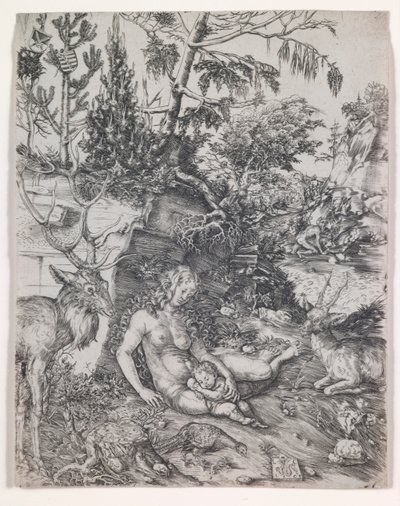 聖ヨハネ・クリソストムの苦行 作： Lucas Cranach the Elder