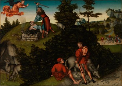 アブラハムの犠牲 作： Lucas Cranach the Elder