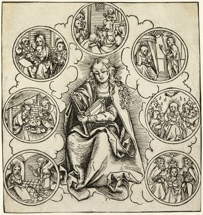 マリアの七つの喜び 作： Lucas Cranach the Elder