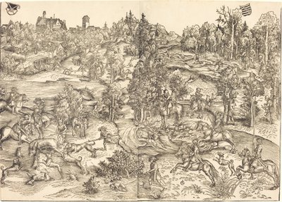 スタッグハント 作： Lucas Cranach the Elder