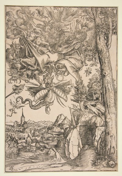 聖アントニウスの苦難 作： Lucas Cranach the Elder