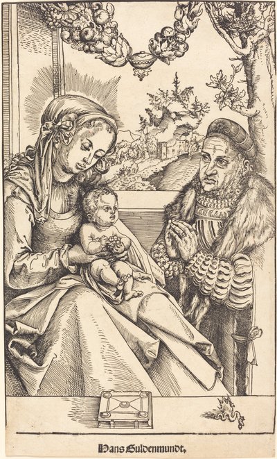ザクセンの賢者フリードリヒが愛した聖母子 作： Lucas Cranach the Elder