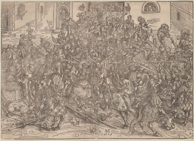 トーナメント、1509 作： Lucas Cranach the Elder